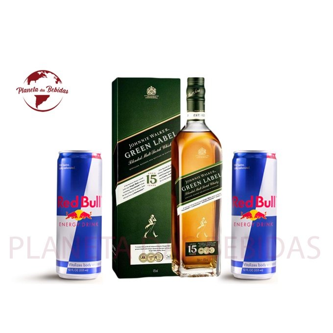 COMBO GREEN LABEL/REDBULL